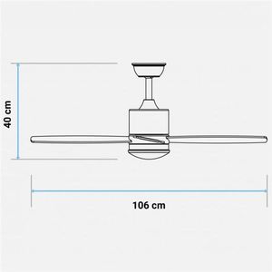 Ventilador De Techo 4 Aspas