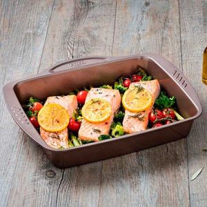 Bandeja honda para horno Asimetría Pyrex antiadherente