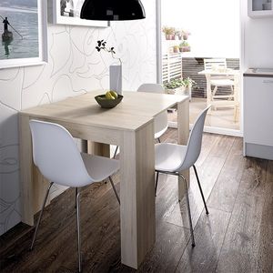 Mesa de comedor Kiona diseño extensible 77x54-239x90 cm