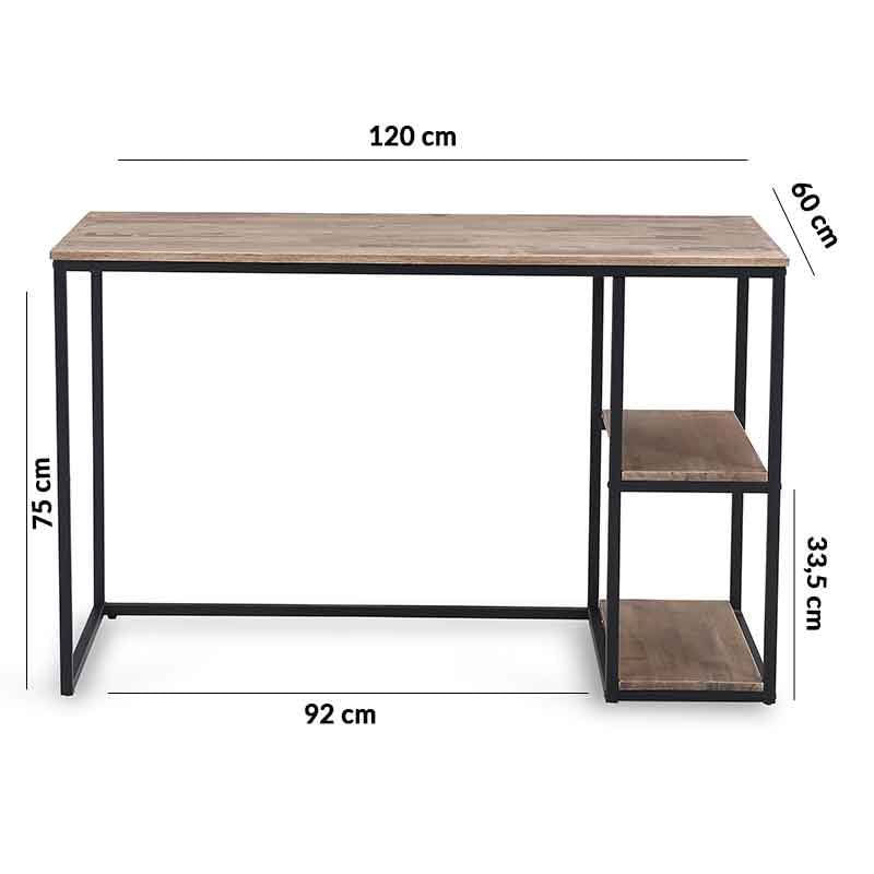 mesa-de-estudio-jacob-con-2-estantes-nogal-honey-negro-75x120x60-cm-0047295
