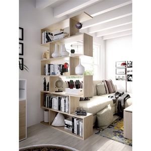 Estantería Lis 6 niveles 190x80x25 cm