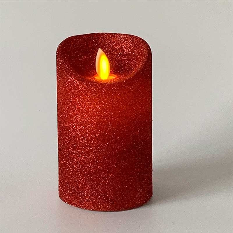 vela-de-luz-led-glitter-rojo-ø7-5x15-cm-0044053