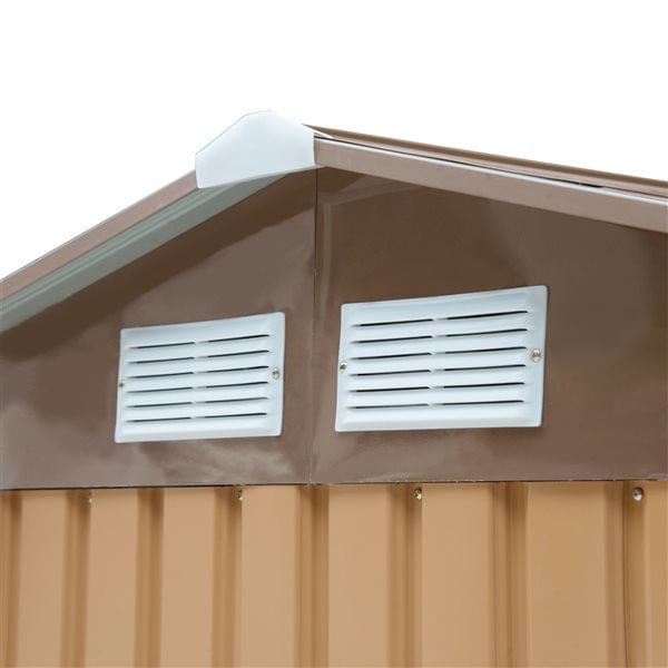 caseta-de-jardin-para-almacenamiento-y-herramientas-caqui-213x127x185-cm-0026978
