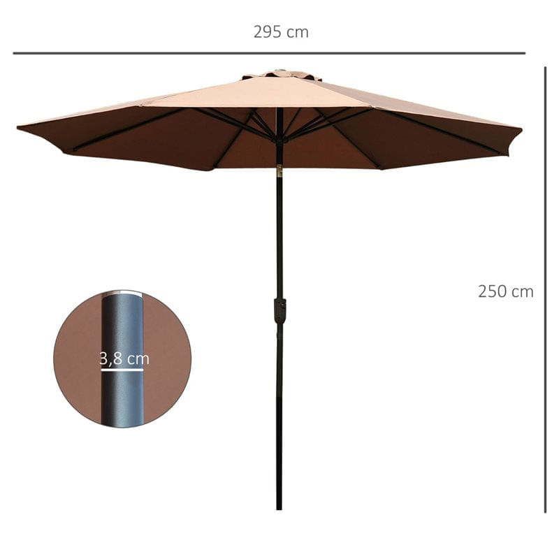 sombrilla-outsunny-con-manivela-cafe-ø295x250-cm-0046808
