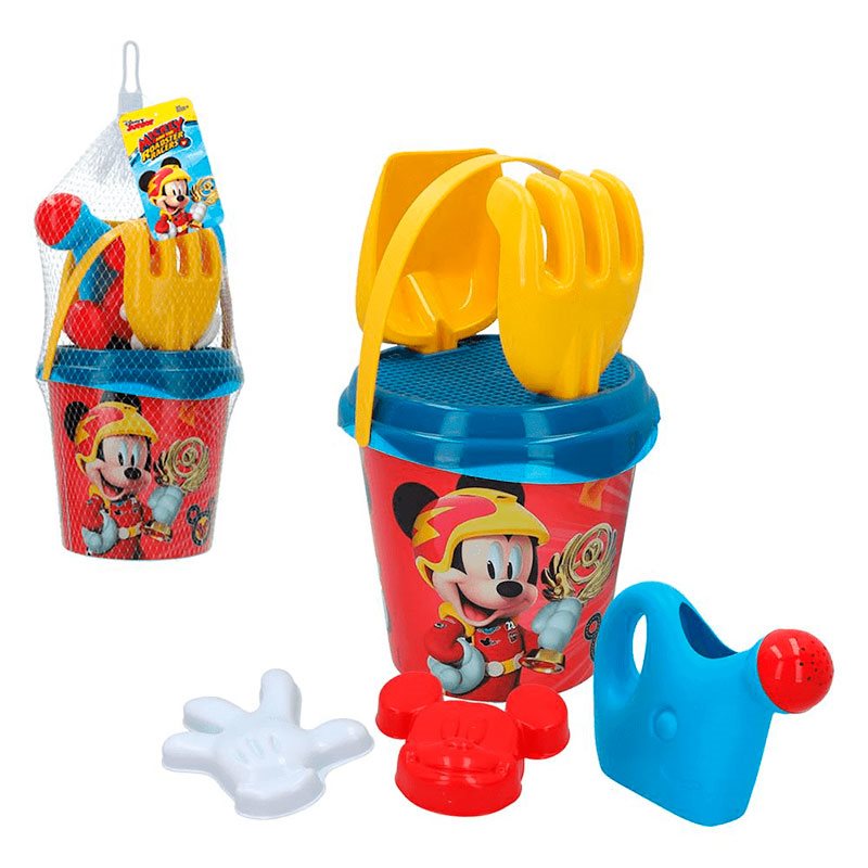 set-de-cubo-para-playa-mickey-mouse-colorbaby-con-accesorios-10m-azul-ø18-cm-0046370