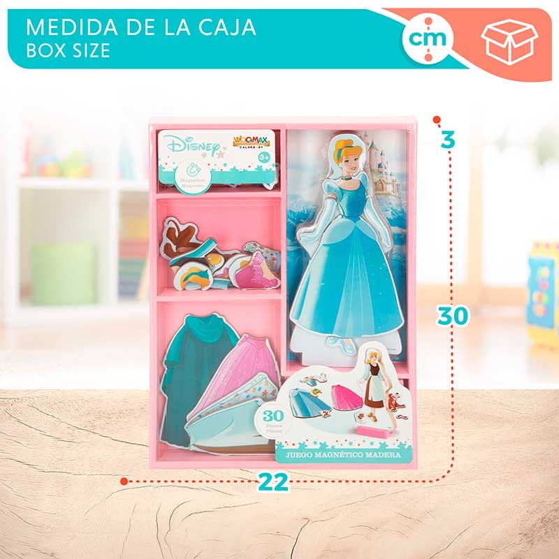 juego-magnetico-vestidos-princesas-de-madera-woomax-disney-cenicienta-22x30-cm-0048721