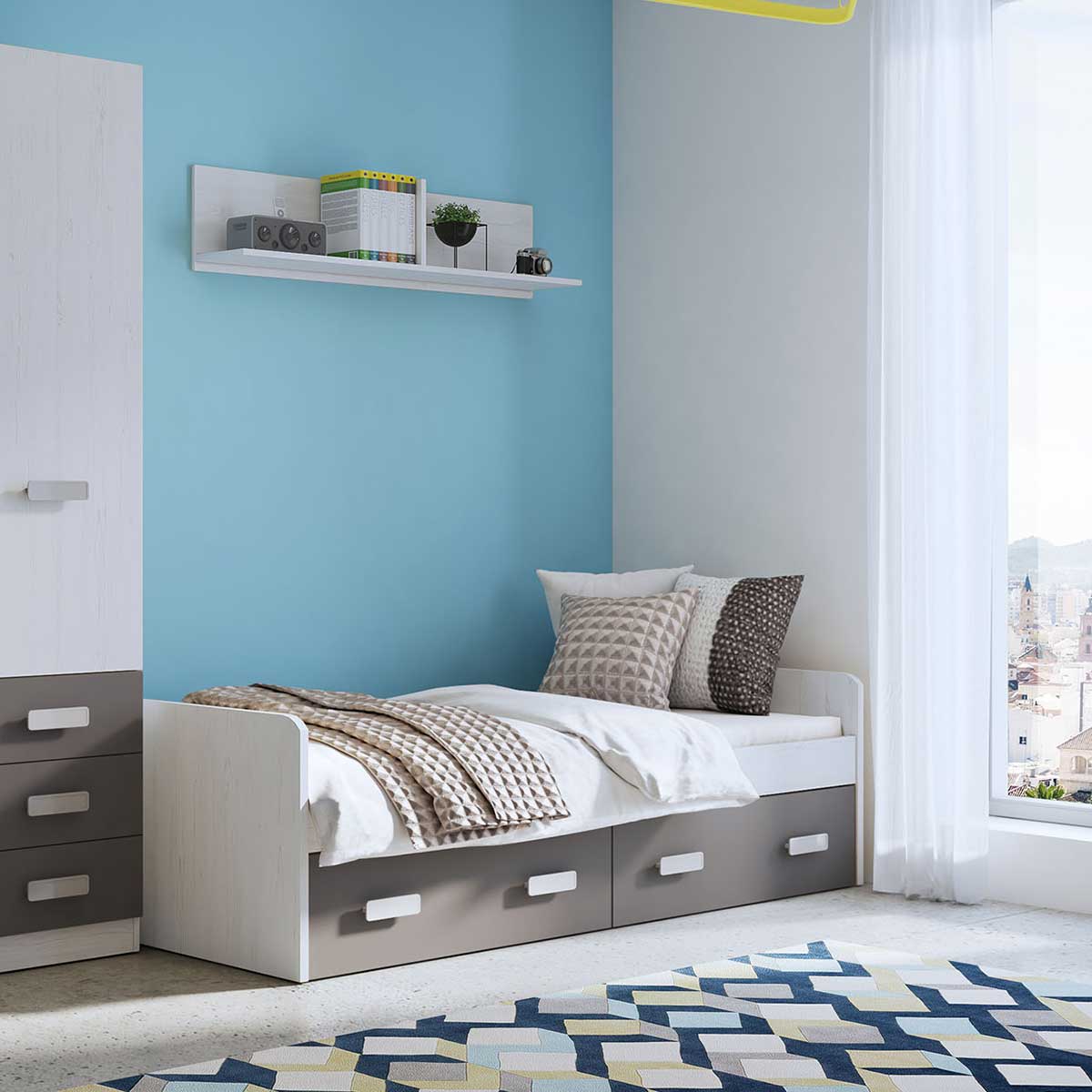 Cama-nido-Donald-1-cama-2-cajones-Andersen-grafito-586x1906x98-cm