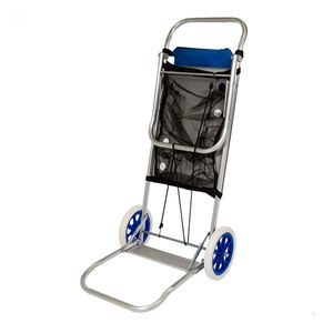 Carrito multiusos Aktive 2 en 1 azul/inox 100x47x52 cm