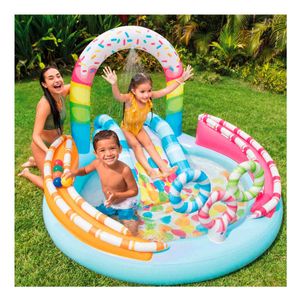 Centro de juegos hinchable Intex golosinas 162L +2A 122x170x168 cm