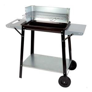 Barbacoa de carbón Aktive Barbecue 1 parrilla 4 alturas inox