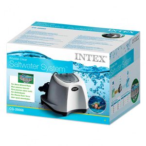 Clorador salino Krystal Clear Intex 65W 5g/h para piscinas de hasta 26500L blanco