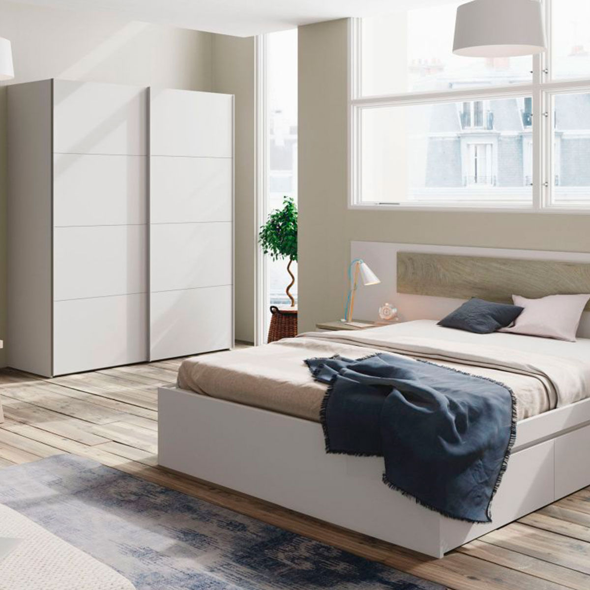 Cama-Bed-4-cajones-blanco-artik-37x156x196-cm
