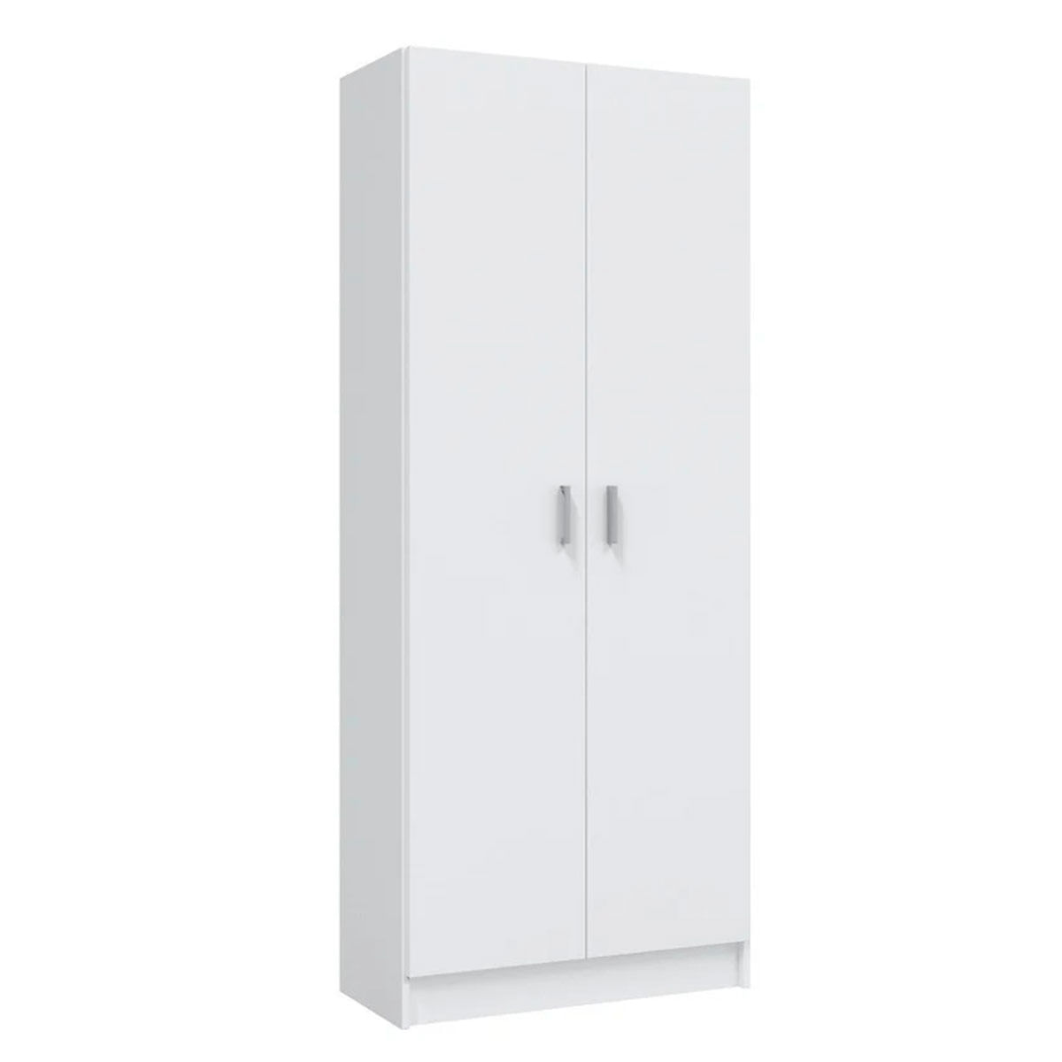 Armario Use 2 puertas escobero blanco 180x73x37 cm