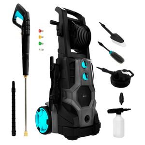 Hidrolimpiadora Cecotec HydroBoost 3200 TotalClean 3200W 540L/h 225 bares con accesorios negro/gris