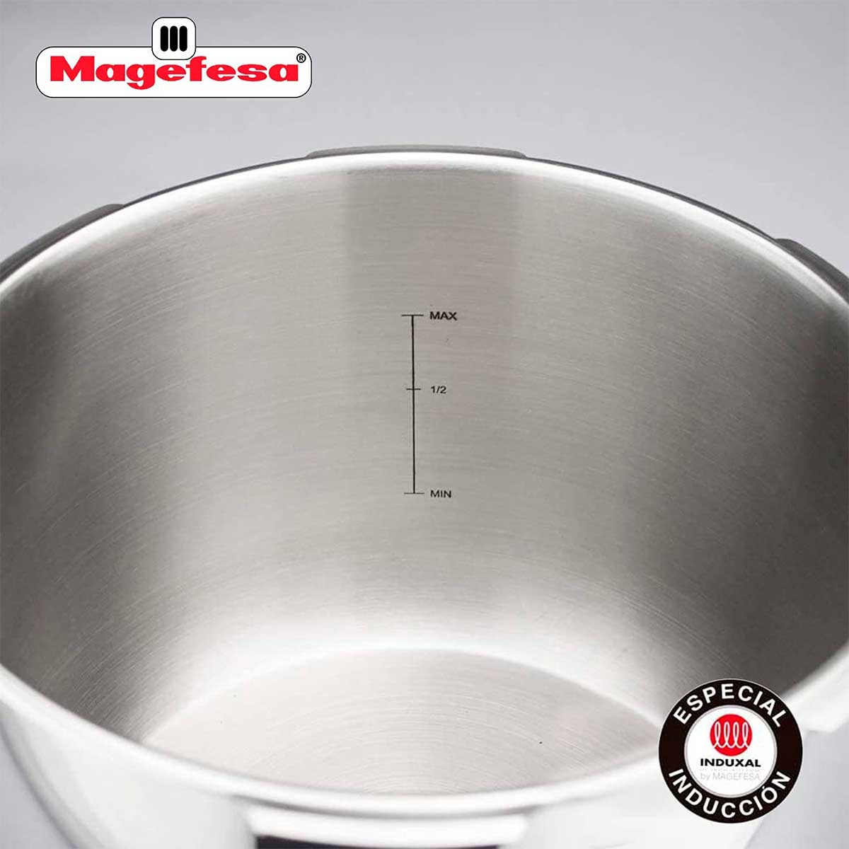 Olla a presión Star Magefesa 8L base Full Induction acero inox 4