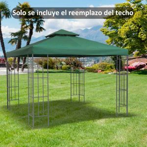 Techo de repuesto Outsunny 2 niveles 300x300 cm