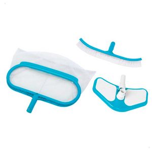 Kit de limpieza de piscina Krystal Clear Intex 3 accesorios azul