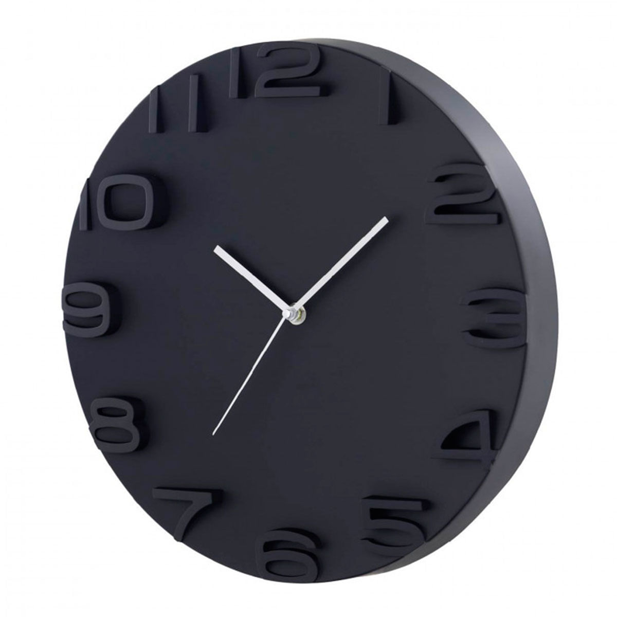 Reloj de pared Thinia Home diseño 3D forma circular perfil derecho