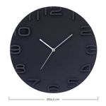 Reloj de pared Thinia Home diseño 3D forma circular medidas