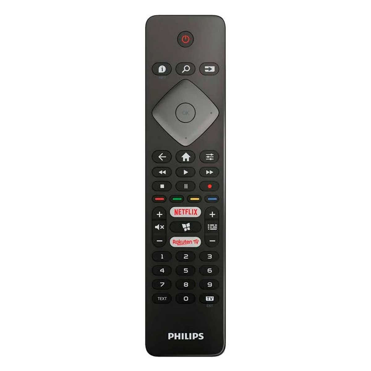 Televisor Smart TV Philips 32PFS6855 32''  Full HD LED WiFi Saphi F gris detalle mando a distancia