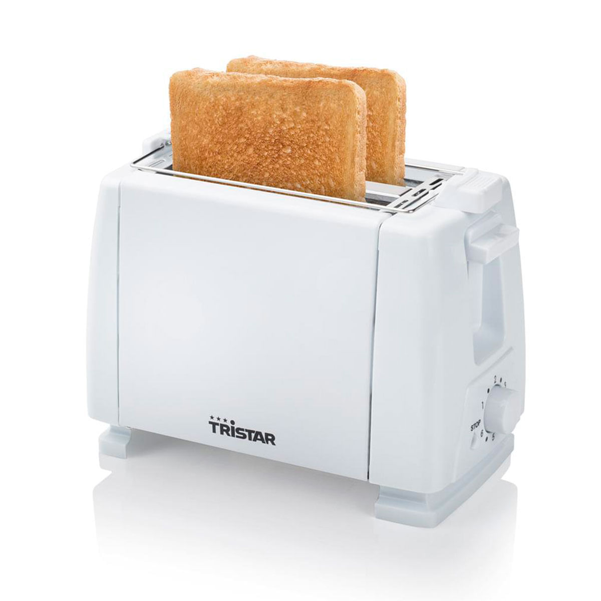 Tostador Tristar BR-1009 650W 2 rejillas 6 niveles blanco detalle tostadas