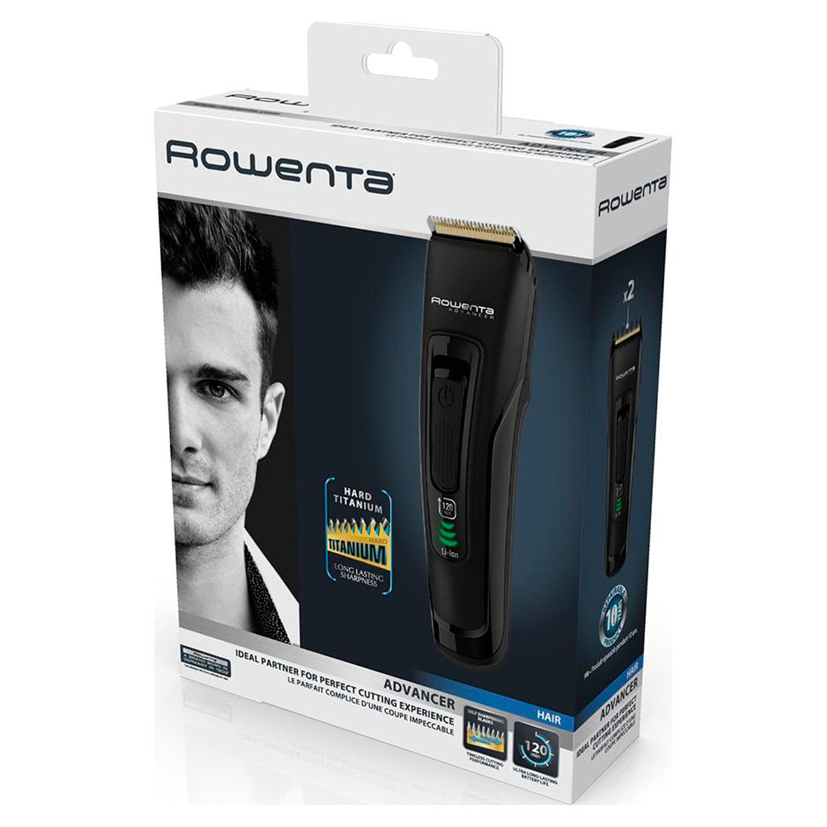 Cortapelos Rowenta Advancer Precision TN5200F4 29 longitudes 120 min negro caja