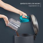 Aspirador de trineo Swift Power Cyclonic Rowenta 750W 1,2L con accesorios azul turquesa detalle depósito extraíble