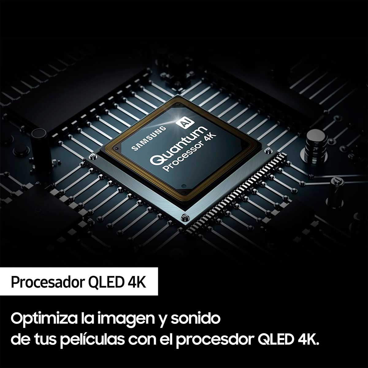 Televisor Smart TV Samsung Q70C 55'' 4K UHD QLED Tizen WiFi Bluetooth 5.2 G negro características 5