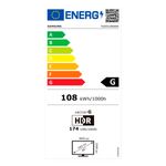 Televisor Smart TV Samsung CU8000 Crystal UHD 65'' 4K UHD LED Tizen WiFi Bluetooth 5.2 G negro eficiencia energética