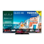 Televisor Smart TV Toshiba 70QA7D63DG 70'' 4K UHD QLED Android 11 WiFi F negro