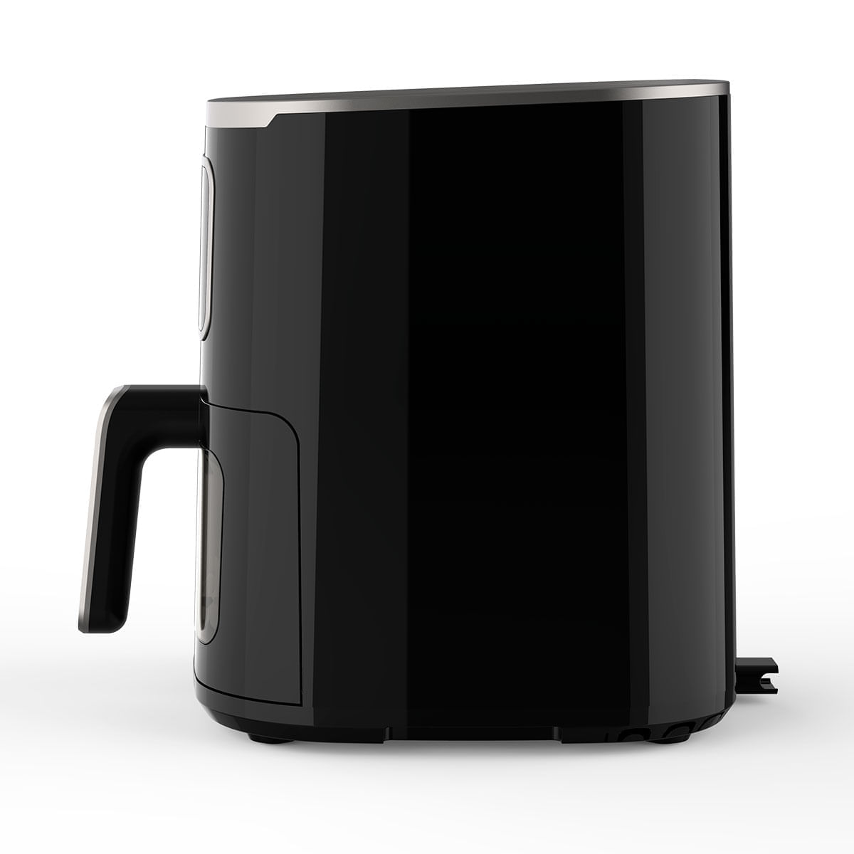Freidora de aire Air Crispy 6005B Universal Blue 1450W 5L 6 recetas con accesorios negro detalle lateral