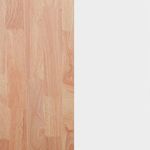 Mesa de centro elevable Loft con hueco de almacenaje roble Nordish/blanco 47,5-62x120x60 cm detalle colores