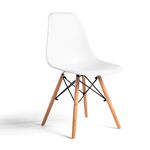 Pack de 4 sillas de comedor París estilo nórdico 82x51x46 cm 2