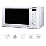 Microondas Infiniton MW-2015 700W 20L 9 modos función grill blanco características 1