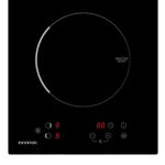 Placa de inducción Infiniton IND-230N 3800 cm 2 zonas 9 niveles control táctil acabado Crystal Black 28,8 cm detalle placa