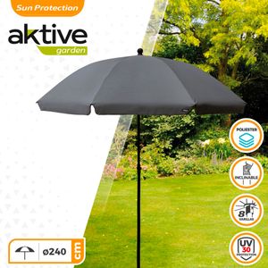 Sombrilla de jardín Aktive Garden con protección UV Ø240cm