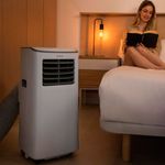 Aire acondicionado portátil Cecotec ForceClima 7400 Soundless Touch 7000BTU 4 modos 2 velocidades con ruedas A blanco ambientada