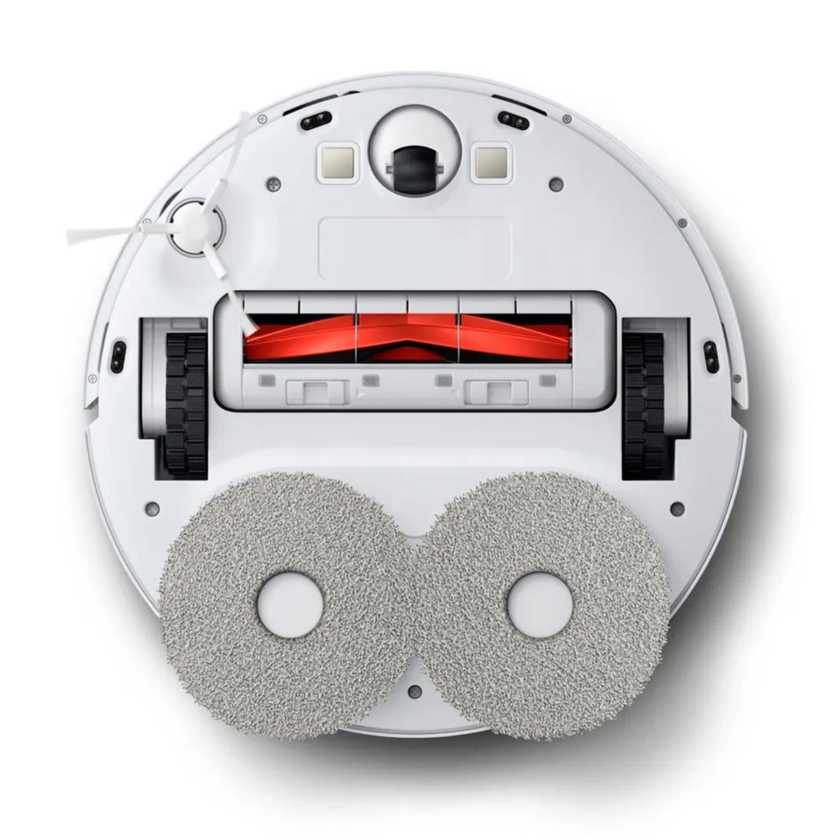 Robot aspirador Xiaomi Vacuum S10+ 3 en 1 control WiFi mapeo inteligente blanco vista trasera