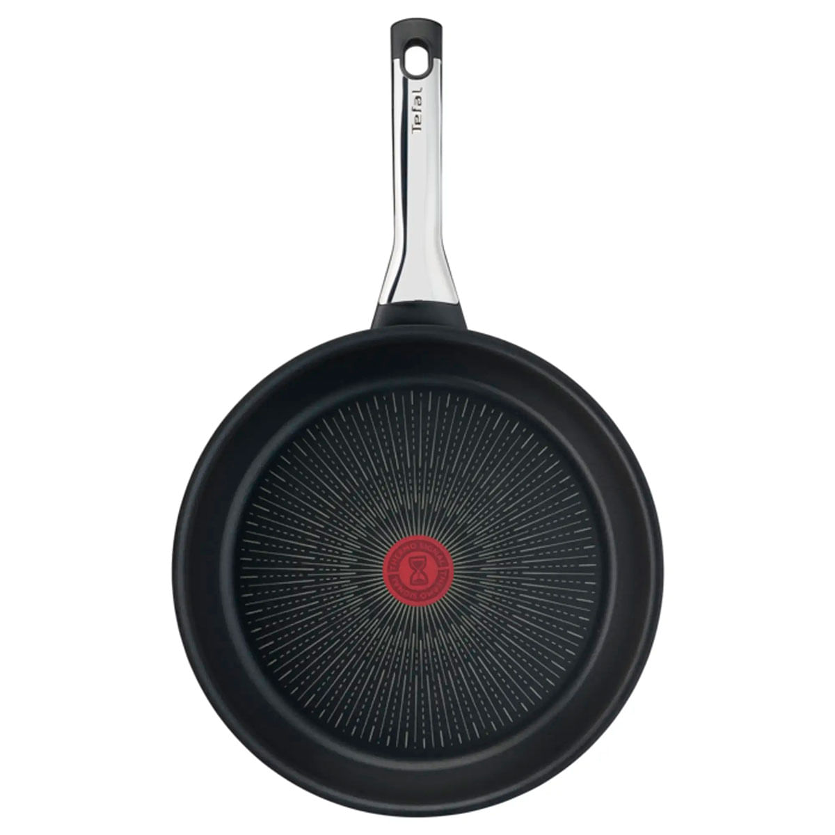 Sartén Excellence Tefal revestimiento de titanio antiadherente sistema Thermo-Fusion+ negro 24 cm vista cenital