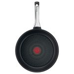 Sartén Excellence Tefal revestimiento de titanio antiadherente sistema Thermo-Fusion+ negro 24 cm vista cenital