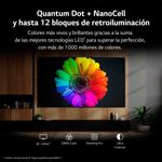 Televisor Smart TV LG 65QNED826RE 65'' 4K UHD QNED webOS 23 con IA WiFi Bluetooth 5.0 E negro características 4