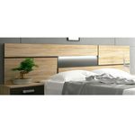 Cabecero-Priego-con-luz-LED-para-cama-de-matrimonio-cambria-grafito-260-cm-detallada