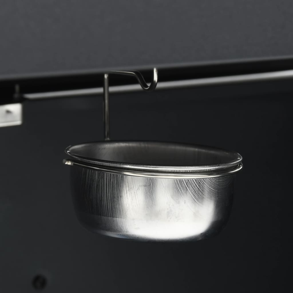 Barbacoa de gas con grill VidaXL 13900W 4+1 fogones con tapa protectora negro detalle 9