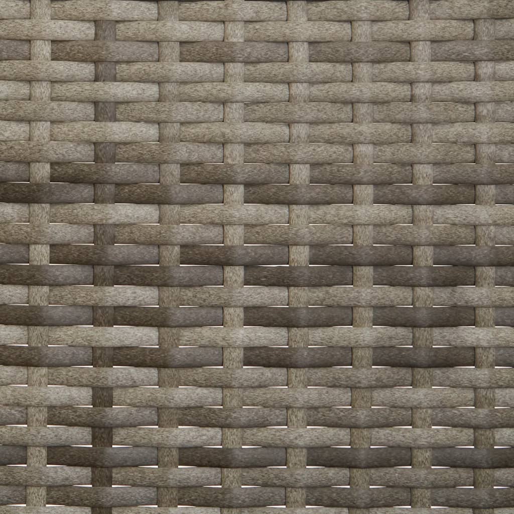 Banco de jardín VidaXL 3 plazas con cojines gris 85x140x51 cm detalle 6