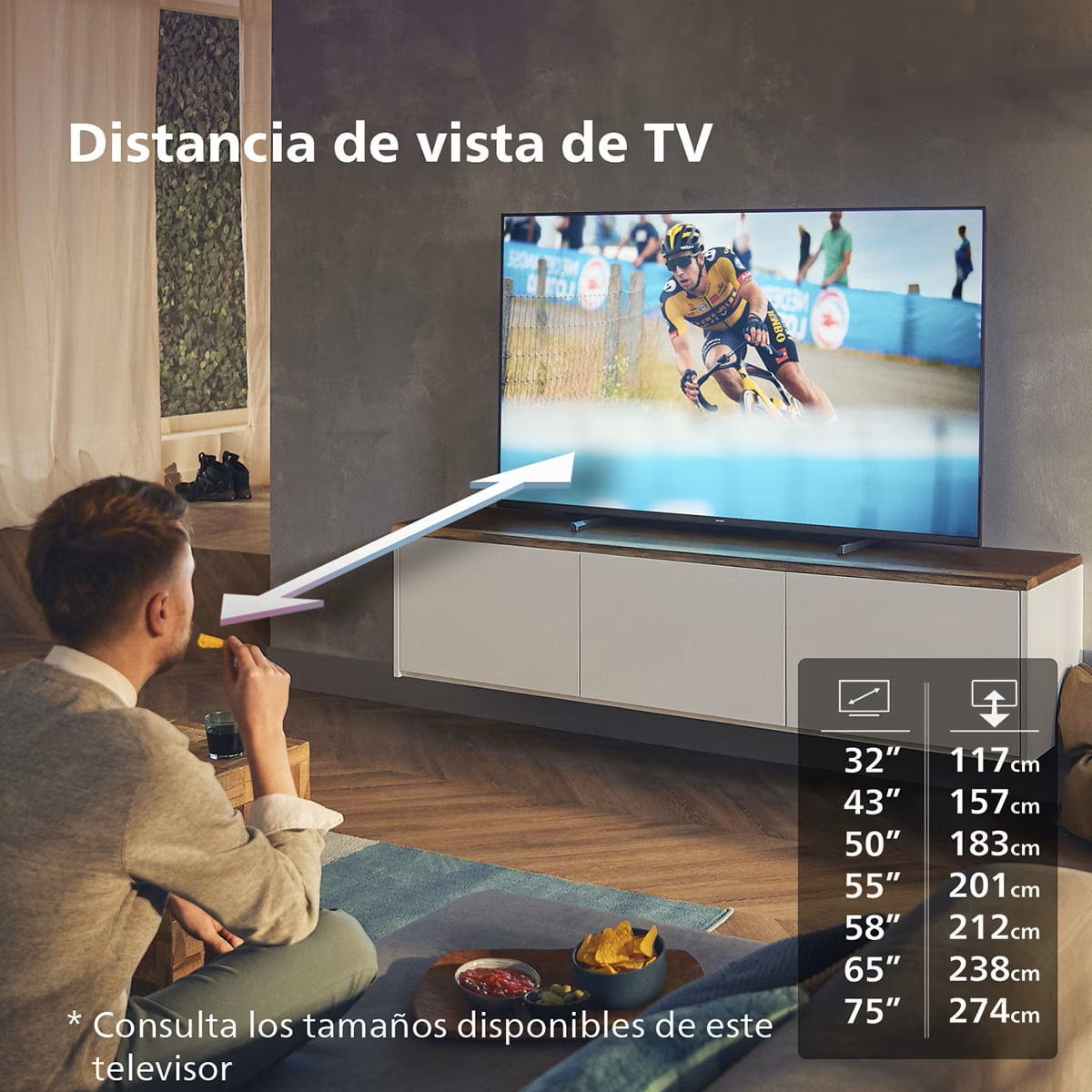 Televisor Smart TV Philips 43PUS7608 43'' 4K UHD WiFi Pixel Precise Ultra HD F negro detalle 5