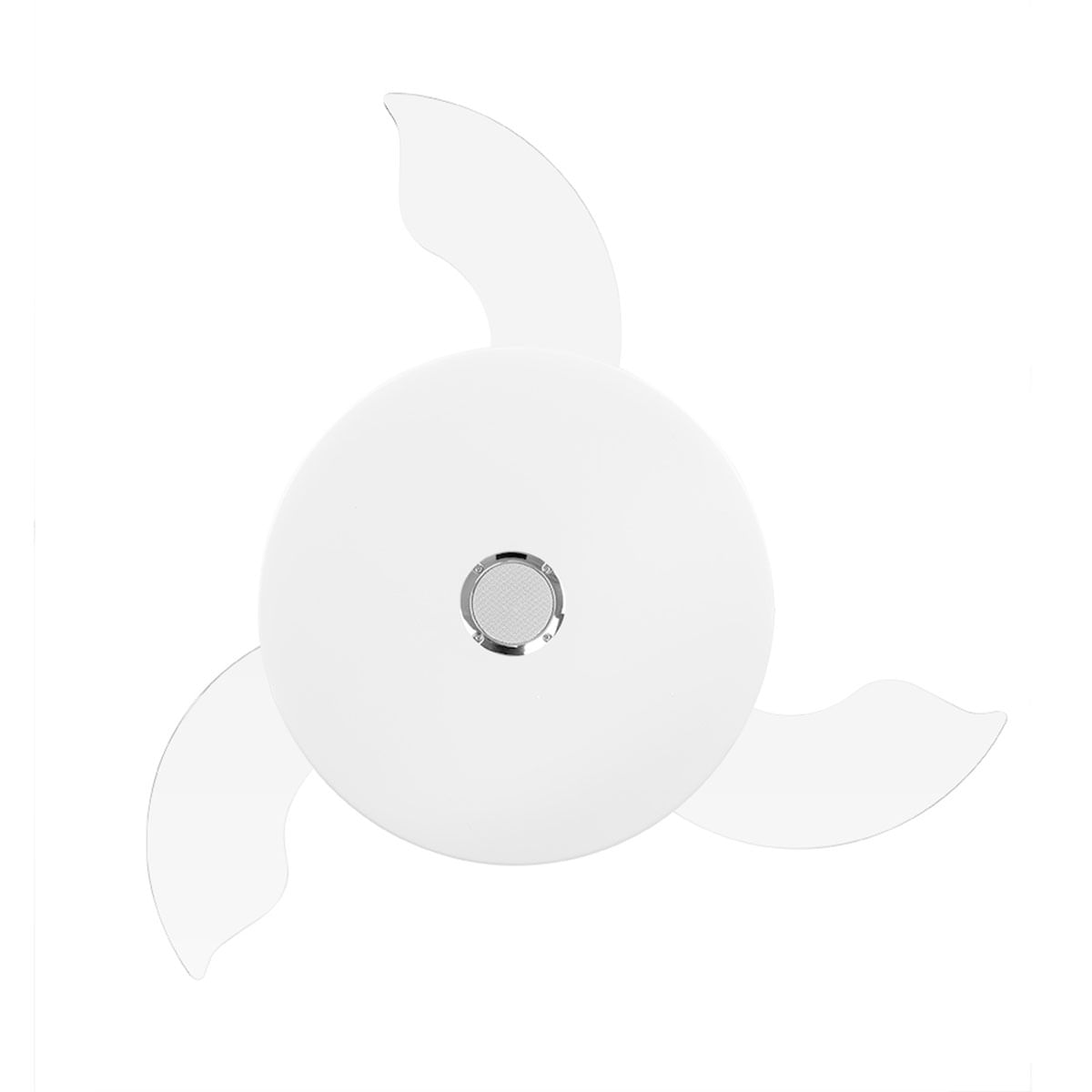 Ventilador de techo Orbegozo CPB 123105 35W luz LED Bluetooth blanco Ø105 cm detalle abierto