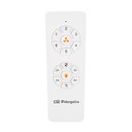 Ventilador de techo Orbegozo CPB 123105 35W luz LED Bluetooth blanco Ø105 cm detalle mando