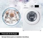 Lavadora Bespoke Ecobubble Samsung 11kg 1400 rpm A blanco 85 cm detalle 7