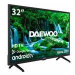 Televisor Daewoo 32DM54HA1 32'' HD LED Android 11 E negro perfil