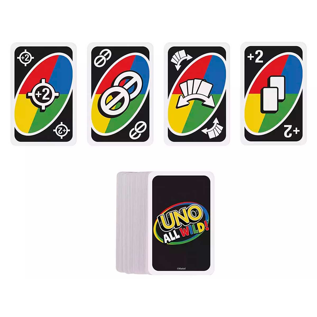 Juego de cartas Uno All Wild! 2 a 10 jugadores +7A detalle juego 3